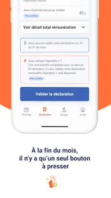 Mon Pajemploi au quotidien android App screenshot 9