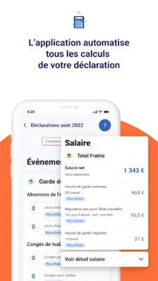 Mon Pajemploi au quotidien android App screenshot 10